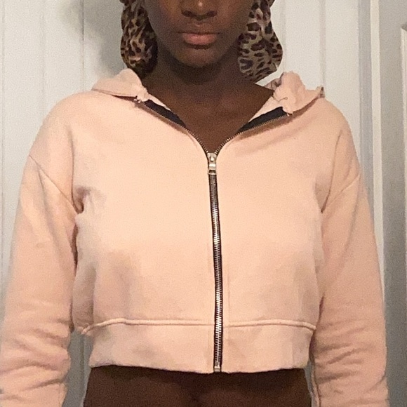 Pink Small Pretty Little Thing Cropped Hoodie - Picture 6 of 7